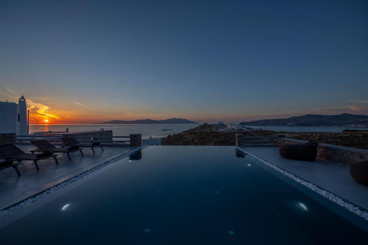 Villa Anema Mykonos - Blue Views Mykonos Villas Mykonos Town Luaran gambar