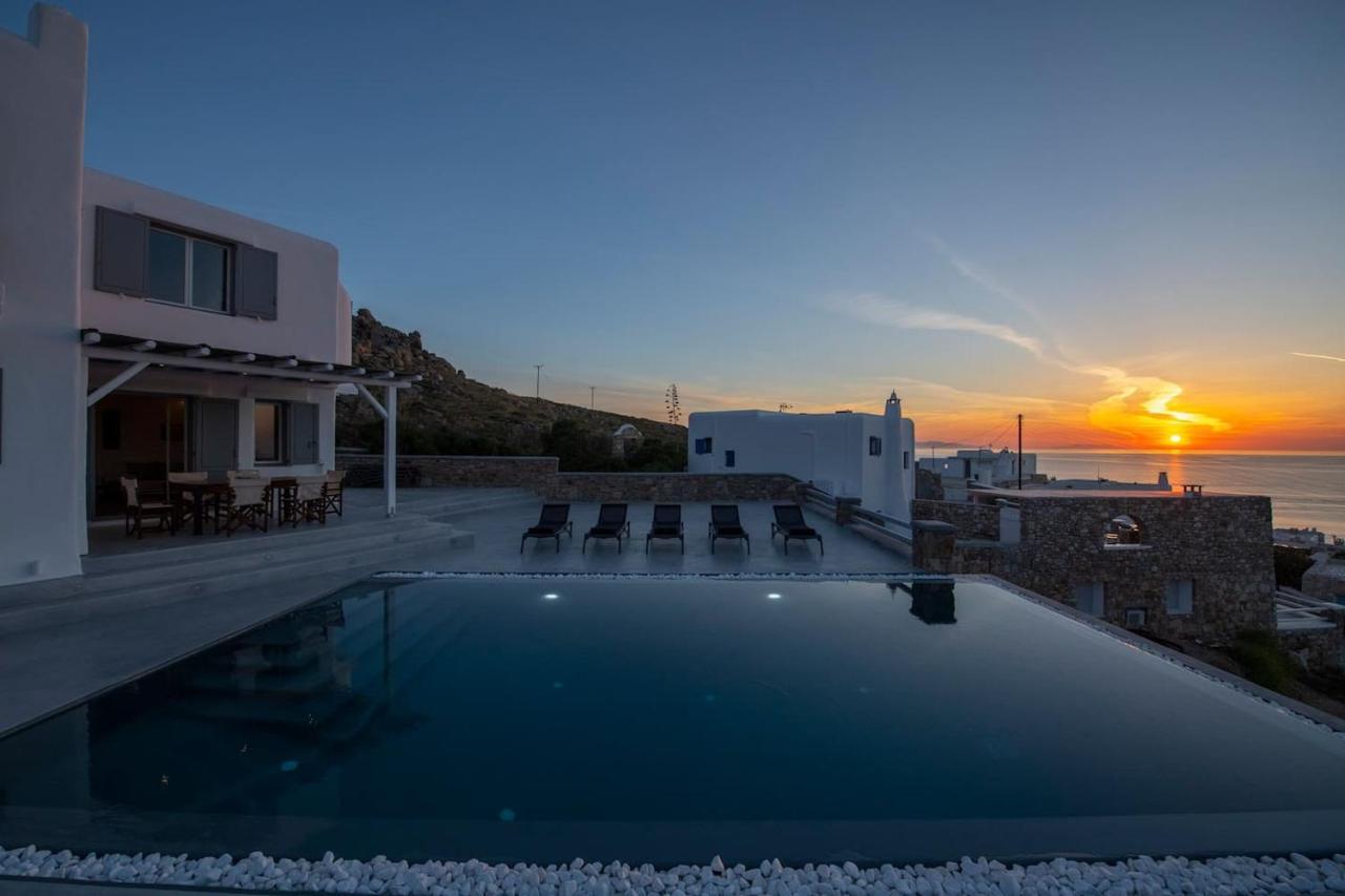 Villa Anema Mykonos - Blue Views Mykonos Villas Mykonos Town Luaran gambar